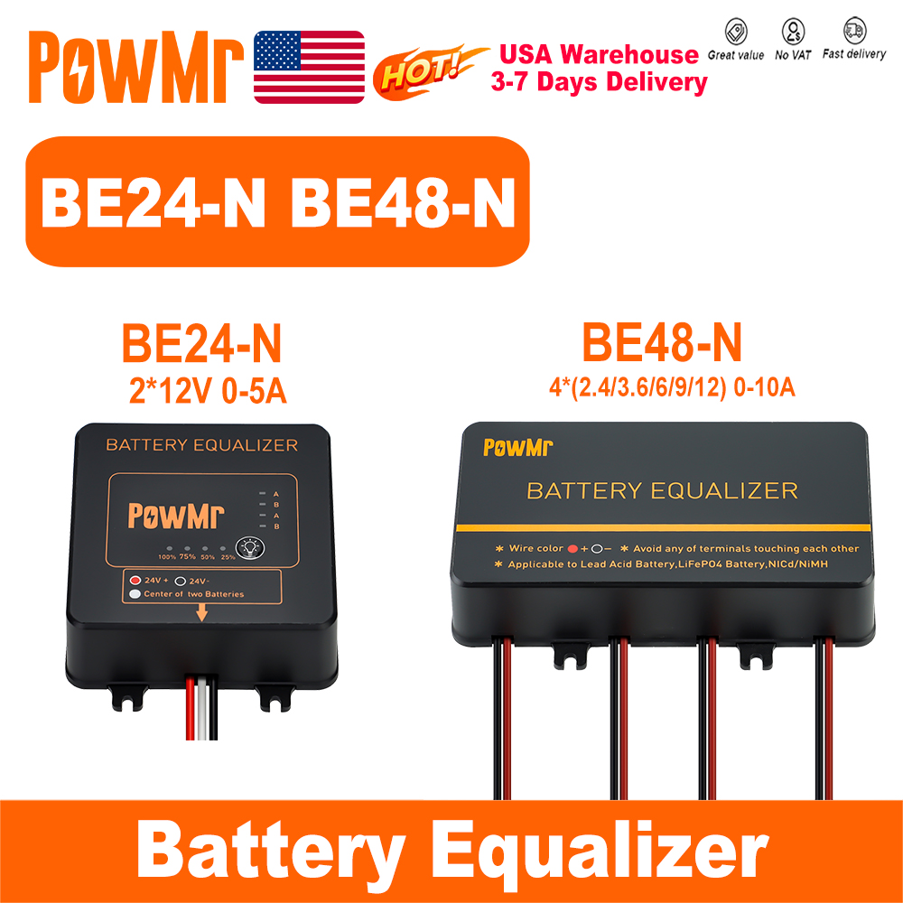 Renewable Energy House - PowMr ABD 24V 48V Akü Dengeleyici