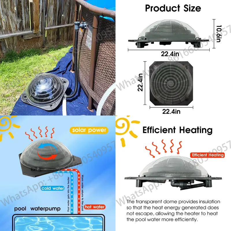 Solar Pump Controller - Taşınabilir Havuz Güneş Enerjili Isıtma Sistemi