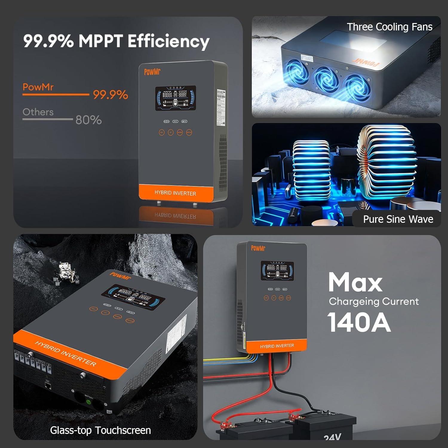 PowMr USA 4000W 24V Hibrit Gün - Solar Pump Controller incelemesi ve fiyatı