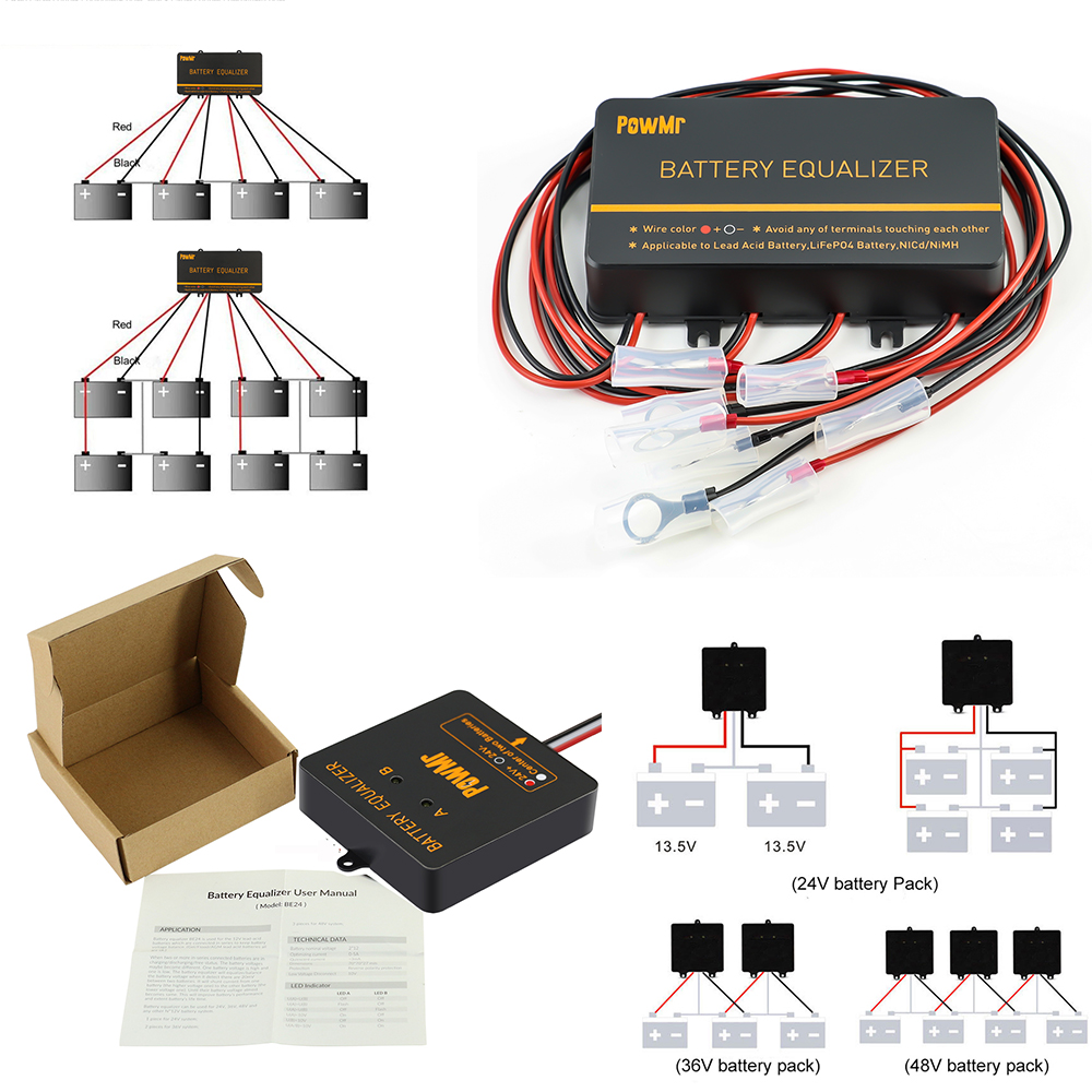 PowMr ABD 24V 48V Akü Dengeley - Renewable Energy House incelemesi ve fiyatı