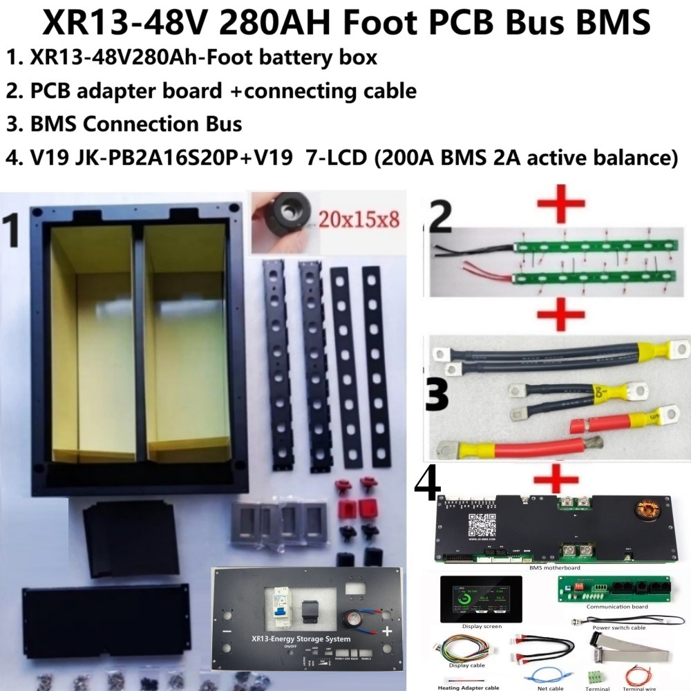 XR13 16S 51.2V 7 inç LCD JK BM - Renewable Energy House incelemesi ve fiyatı