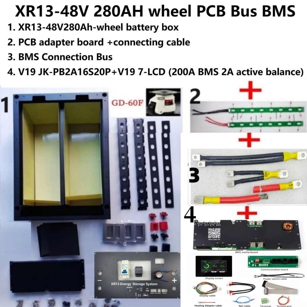 XR13 16S 51.2V 7 inç LCD JK BM - Renewable Energy House incelemesi ve fiyatı