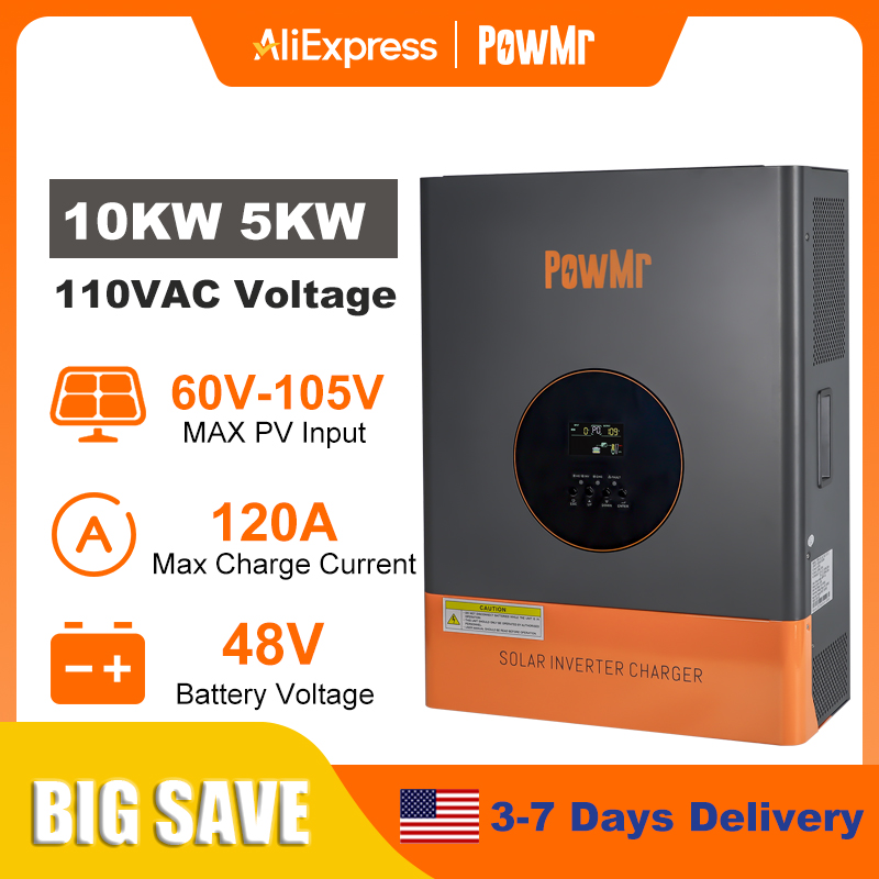 PowMr 10KW 5KW Bölünmüş Fazlı  - Solar Pump Controller incelemesi ve fiyatı